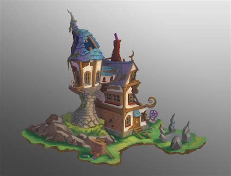 Abandoned Wizard House By Vell221 Epic Drawings 2d Game Art