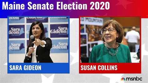 Maine Senate Prediction Susan Collins Vs Sara Gideon Youtube