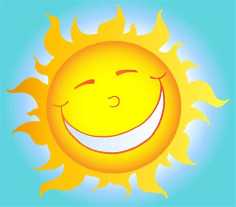 Happy Sun Vector Illustration Stock Vector Image By ©clairev 2201943