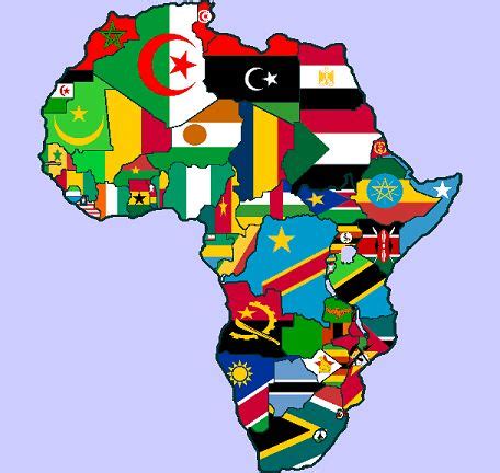 The countries of Africa | AMAZING BLACK ART | Africa flag, Africa map, Africa