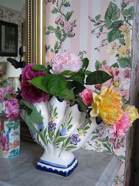 Life Imitating Art Garden Pinks And Roses Ferdinand Pichar Flickr