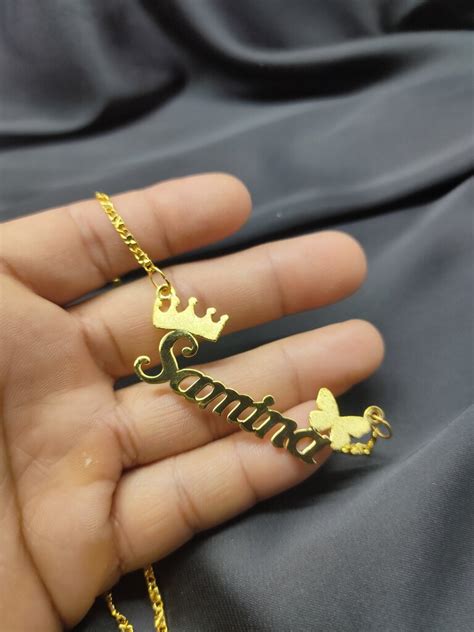Custom Name Pendant Necklaces Price In Pakistan J S Jewellery Store PK
