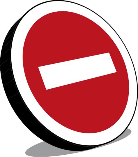 No Entry Red Symbol Download Free Png Png Play