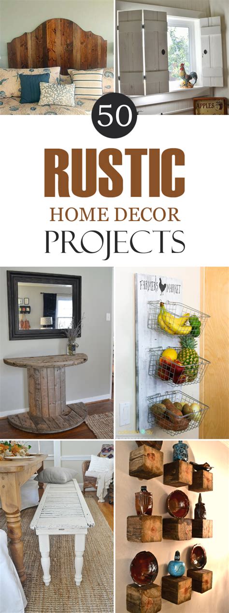 Magical, meaningful items you can't find anywhere else. 50 Rustic DIY Home Decor Projects
