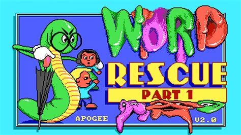 Lgr Word Rescue And Math Rescue Dos Pc Game Review Youtube