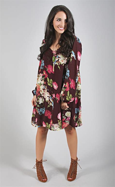 Fall In Love Floral Shift Dress From Floral Shift
