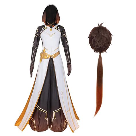 Buy Genshin Impact Zhong Li Cosplay Costume Set Popular Game Genshin