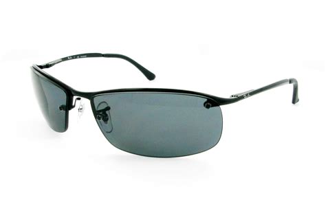 Sunglasses Ray Ban Rb 3183 00281 6315 Man Noir Rectangle Frames