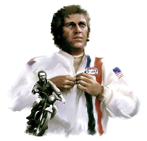 American Icon Steve Mcqueen Painting By Iconic Images Art Gallery David Pucciarelli