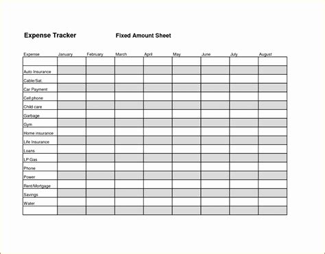 7 Expense Tracker Template For Excel Excel Templates Excel Templates