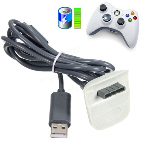 Cable Usb 20 Cable De Carga Para El Mando Inalámbrico Xbox 360