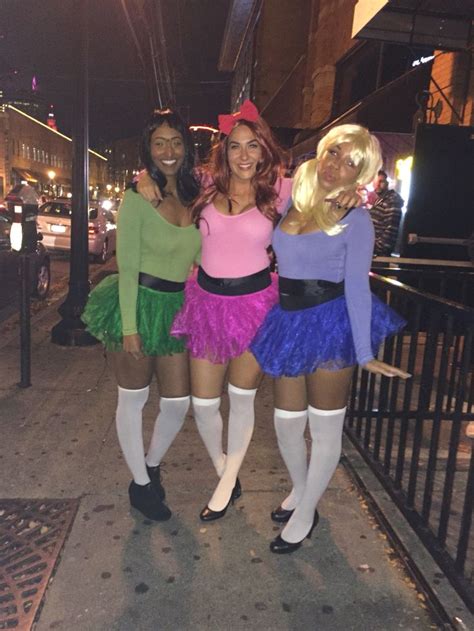 Male Rave Outfit Ideas Powerpuff Girls Halloween Costume Buttercup Blossom Bubbles