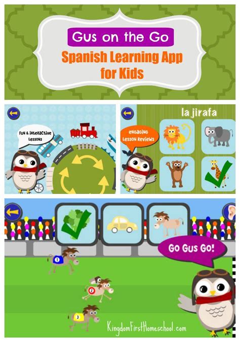 Super Cute And Fun Spanish App For Kids Gus On The Go Learning