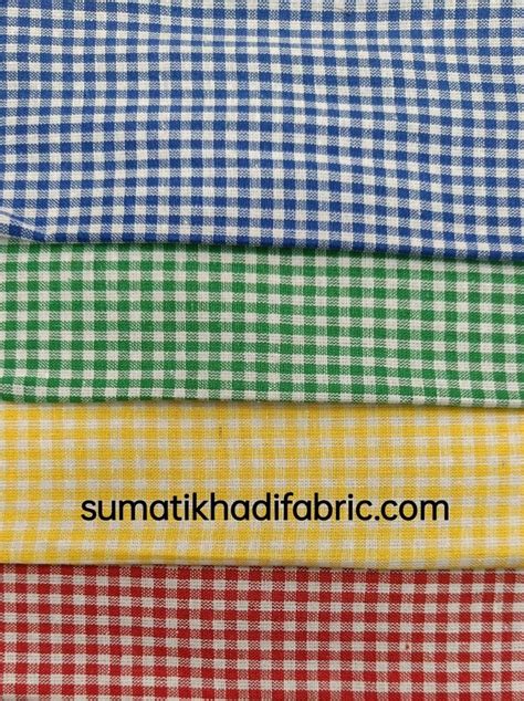 Cotton Gingham Checks Fabric Checkstripes Multiple At Rs 52meter In