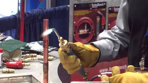 Turbotorch Copper Pipe Brazing Demonstration Youtube