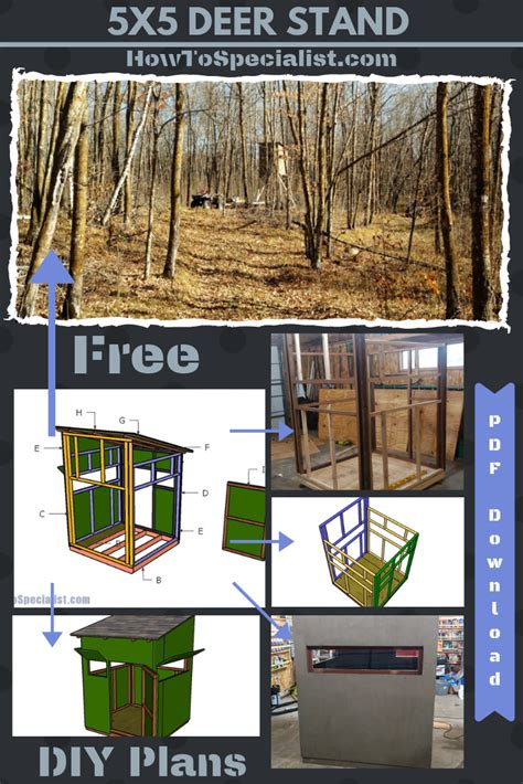 Step By Step Guide On How To Build A 5x5 Deer Blind I Have Designed
