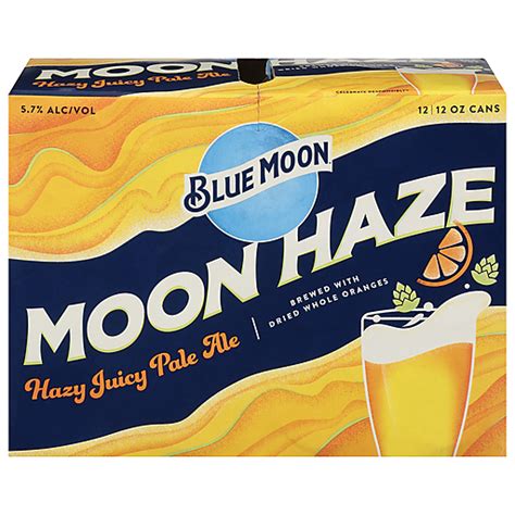 Blue Moon Beer Hazy Juicy Pale Ale Moon Haze 12 Ea Beer Wine