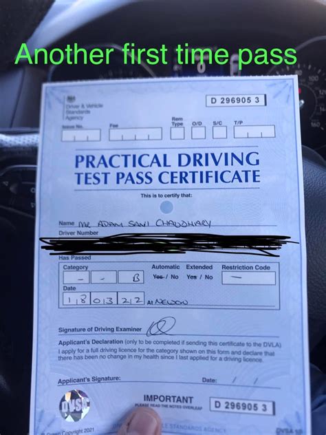 don t wait buy your uk practical driving test pass certificate now 2023