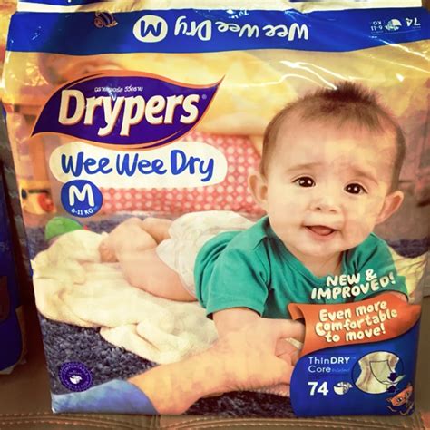 Drypers Wee Wee Dry Size M Shopee Thailand