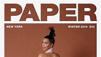 Kim Kardashian mostra el seu enorme cul a la portada de la revista 'Paper'