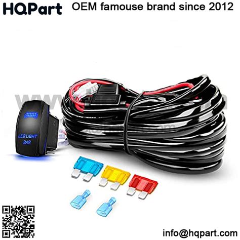 10014w Led Light Bar Wiring Harness Kit 14awg Heavy Duty 12v 5pin