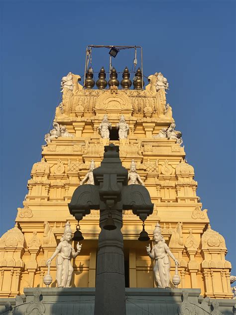 A Modern Style Gopura In Karnataka Rsaffronpride