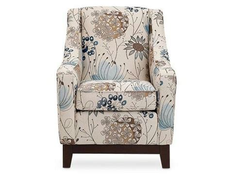 Furniture cream leaves design upholstered accent. Pin by Maria Martinez on Home | Comfy accent chairs, Comfy ...