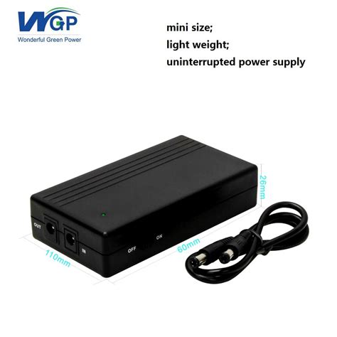 Light Weight Small Size Router Ups Uninterrupted Power Supply Lithium