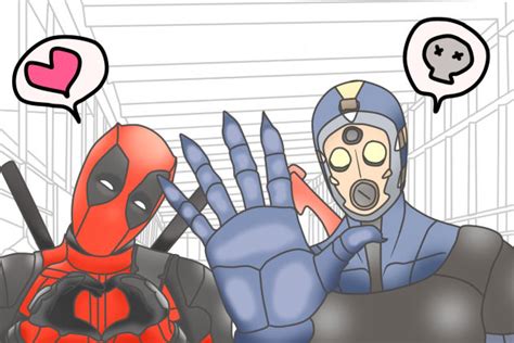 Raven And Deadpool By Garothe8 On Deviantart