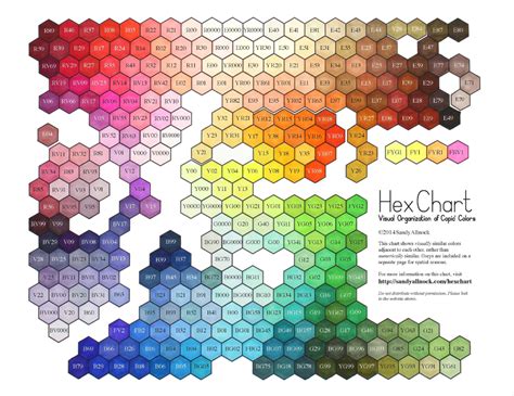 Printable Copic Marker Color Chart Printable World Holiday