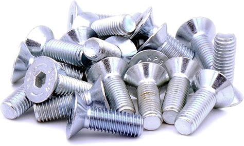 M Mm X Mm Hex Socket Countersunk Machine Screw Bolt Steel