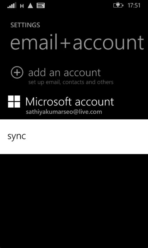 When creating a user account in windows 10, it gives you two choices. email - Not able to delete my Outlook account from my Lumia mobile - Windows Phone Stack Exchange