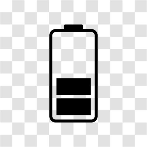 Battery Icon Clipart Transparent Background Battery Icon Isolated