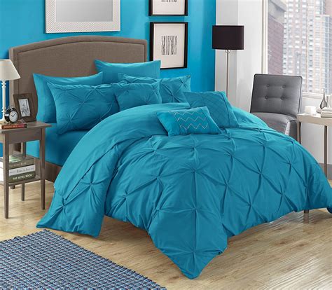 Chic Home 10 Piece Hannah Pinch Pleated Ruffled And Pleated Complete