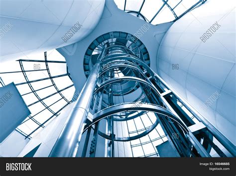 Futuristic Elevator Image And Photo Free Trial Bigstock