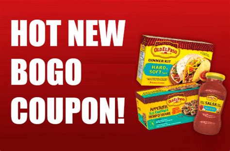 Bogo Old El Paso Product Coupon — Deals From Savealoonie
