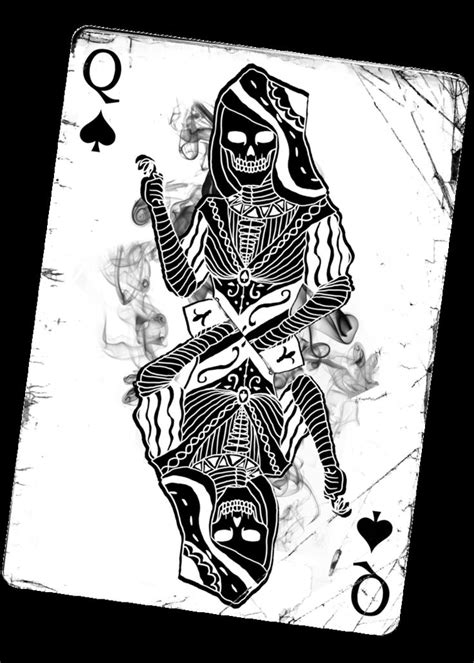 queen of spades by the demons heart on deviantart queen of spades queen of hearts tattoo