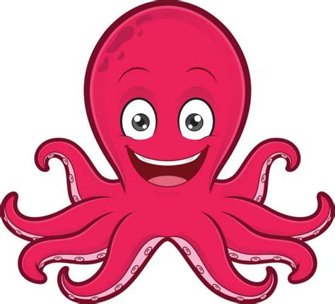 Cartoon Octopus Illustrations Royalty Free Vector Graphics And Clip Art