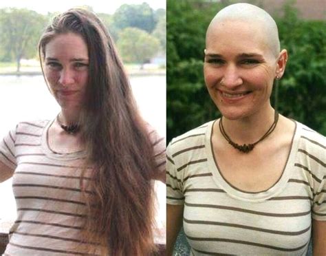 Before Or After Shaved Hair Women Bald Head Women Shaved Head Women