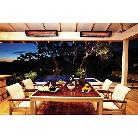 And, if you're a renter, you don't have to deal with the hassle of asking. Bromic Tungsten 2000 Watt Electric Ceiling Mounted Patio ...