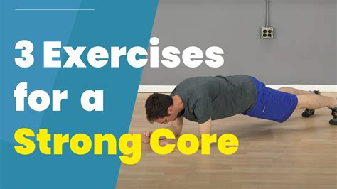 3 Core Exercises For Spine Stability Safe To Do Youtube