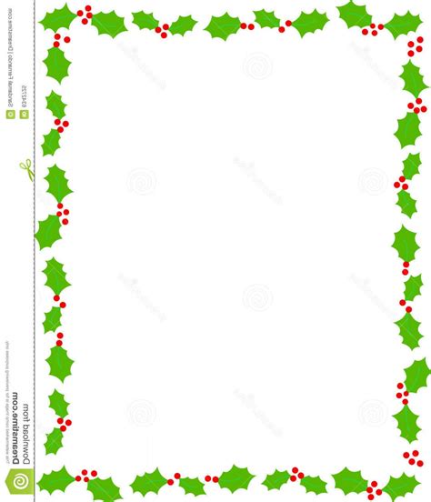 Holly Border Clip Art Clipart Best