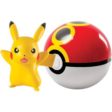 Tomy Pokemon Clip N Carry Poke Ball Pikachu And Repeat Ball