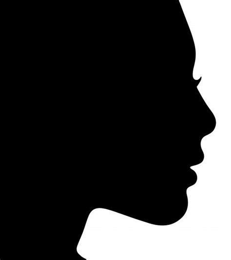Silhouette Woman Profile Female Profile Woman Face Silhouette Woman