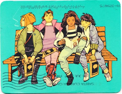 Papergreat Cool Postcard Advertisement For Paper Girls A Papergreat Favorite Indie Comic