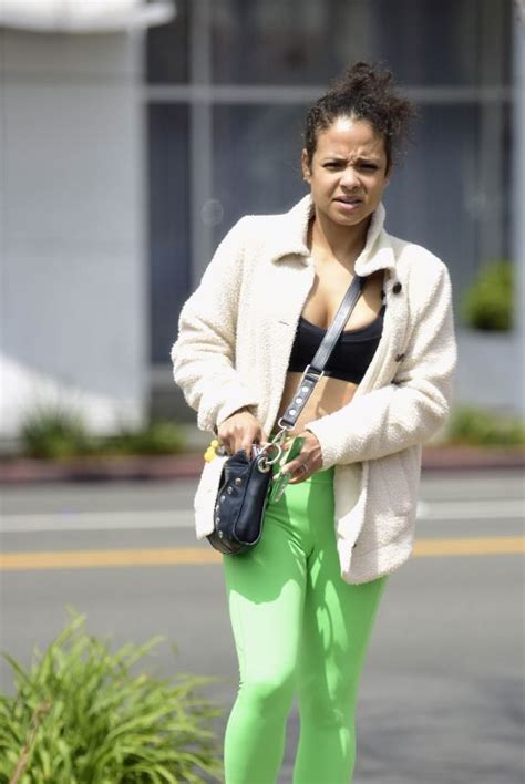 Christina Milian Leaves A Workout In Los Angeles 04192023 Hawtcelebs