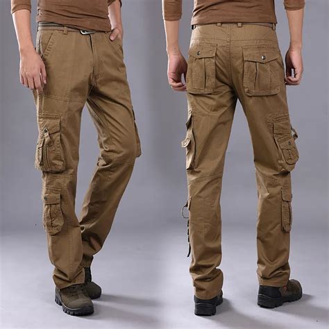 2018 top fashion multi pocket tactical cargo pants men combat swat army military pants stretch