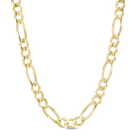 Mens Solid Gold Figaro Link Chain Gold Gods The Gold Gods