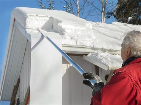 How To Remove Snow From 2 Story Roof Long Side Story