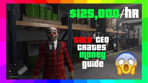 Mar 02, 2020 · gta users can get free gta money and also access to all games offered from gta for free. GTA 5 Online CEO Crates SOLO Easy Money $$ | Quick $125,000/HR!! - YouTube